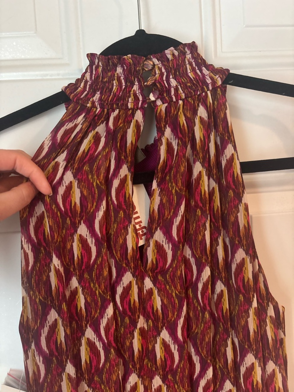 Taylor Red Multi-Print Halter Maxi Dress - Picture 9 of 9